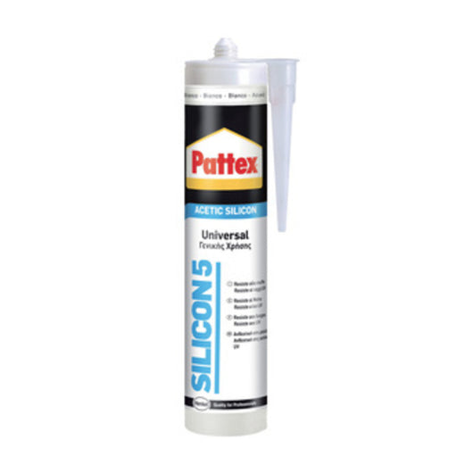 PATTEX SILICON 5 UNIVERSALE TRASPAR 280 ML CARTUC- HENKEL ITALIA- 25,0 pz