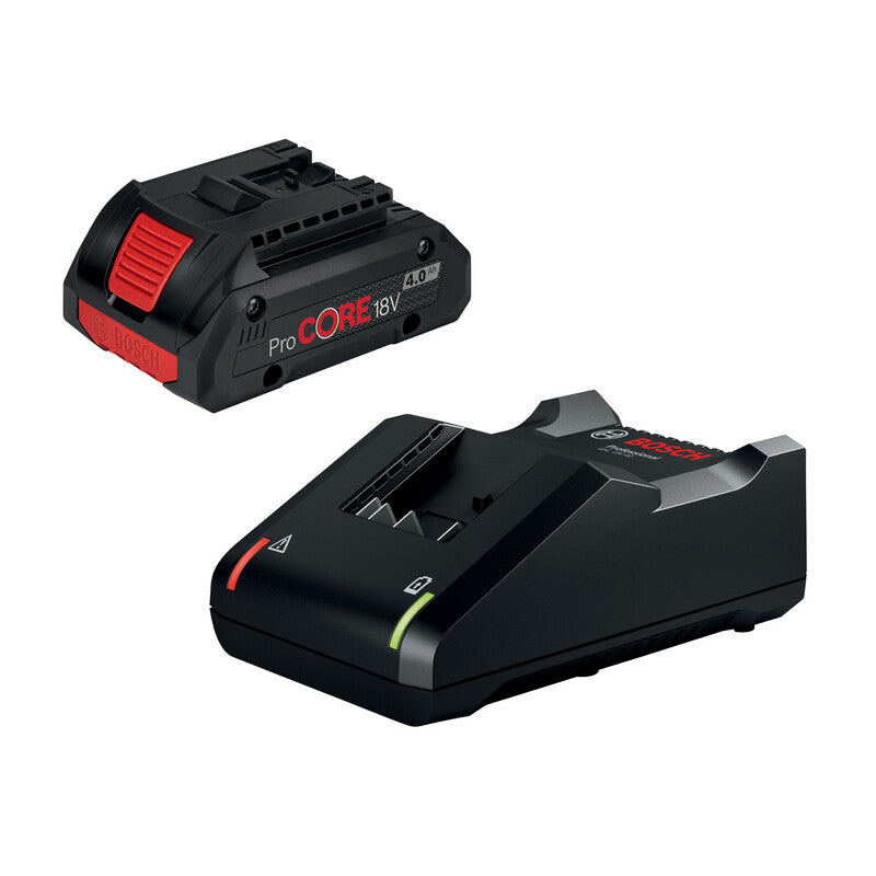 BOSCH-B SET 1 BATTERIA 18V-4.0 Ah + CARICABATTERIE- 1,0 pz