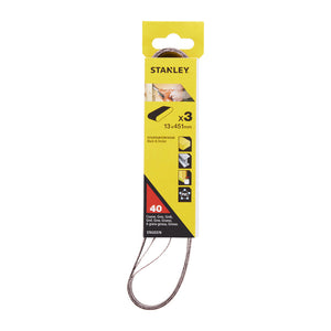 PIRANHA STANLEY STA33376 (X33376)  3 NASTRI 13X451 GR.40- STANLEY- 1,0 pz