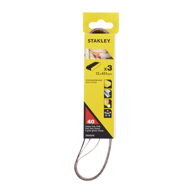 PIRANHA STANLEY STA33376 (X33376)  3 NASTRI 13X451 GR.40- STANLEY- 1,0 pz