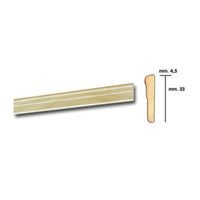 CORNICE PER PARATI 4,5X23 BAROCCO 200 CM FRASSINO- 25,0 pz