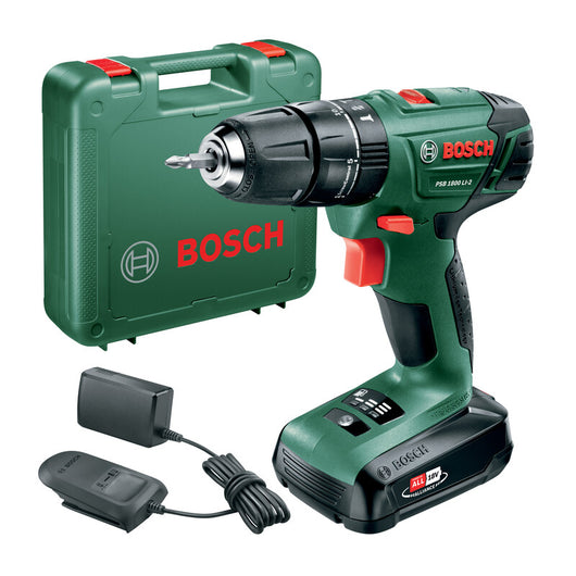 BOSCH-V 18VP TRAPANO 1 BATT.1,5Ah PSB 1800 LI-2 KIT- 1,0 pz