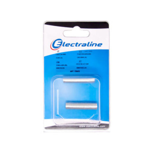 TUBO FILETTATO P/LAMPADARI  40 MM BL 2 PZ- 1,0 blister