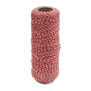LENZA P/MURATORE IN PP BIANCO ROSSO 100 M- 5,0 pz