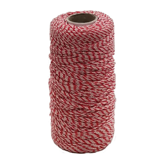 LENZA P/MURATORE IN PP BIANCO ROSSO 200 M- 4,0 pz