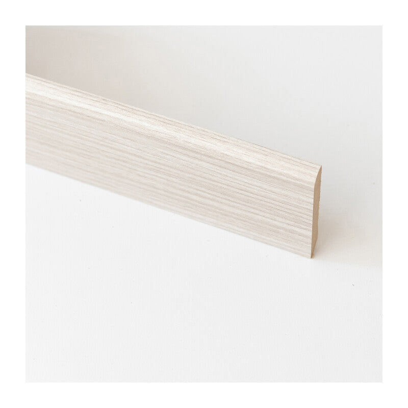 BATTISCOPA  70X10 MM MDF 240 CM ROVERE SBIANCATO- 10,0 pz