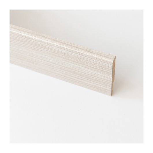 BATTISCOPA  80X14 MM MDF 240 CM ROVERE SBIANCATO- 5,0 pz