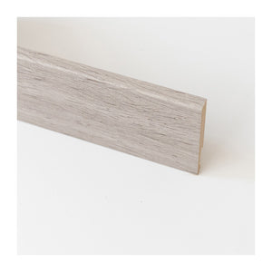 BATTISCOPA  80X14 MM MDF 240 CM ROVERE GRIGIO- 5,0 pz