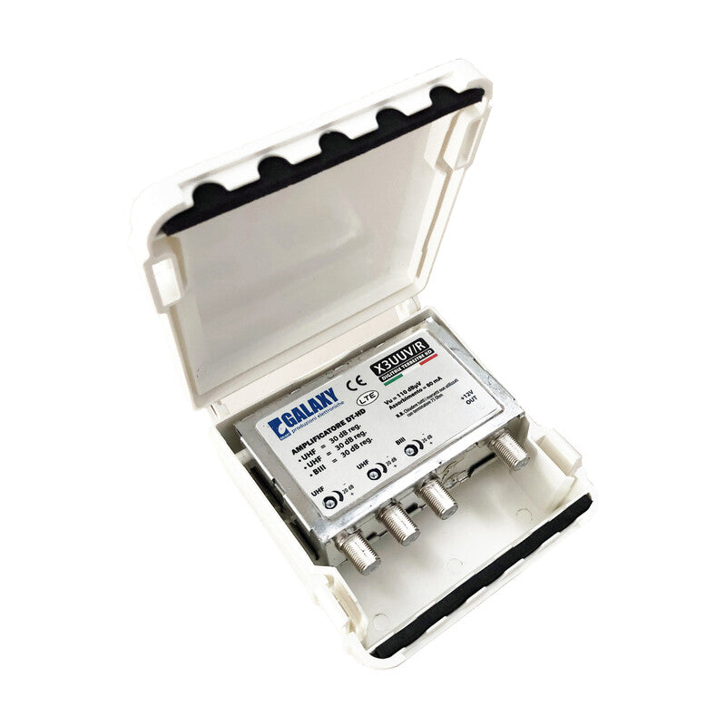 AMPLIFICATORE DT 5G  2 ING UHF+ 1 ING VHF 30DB REG- 1,0 pz