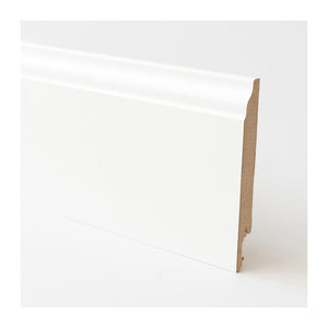 BATTISCOPA 120X14 MM MDF 240 CM BIANCO BAROCCO- 5,0 pz