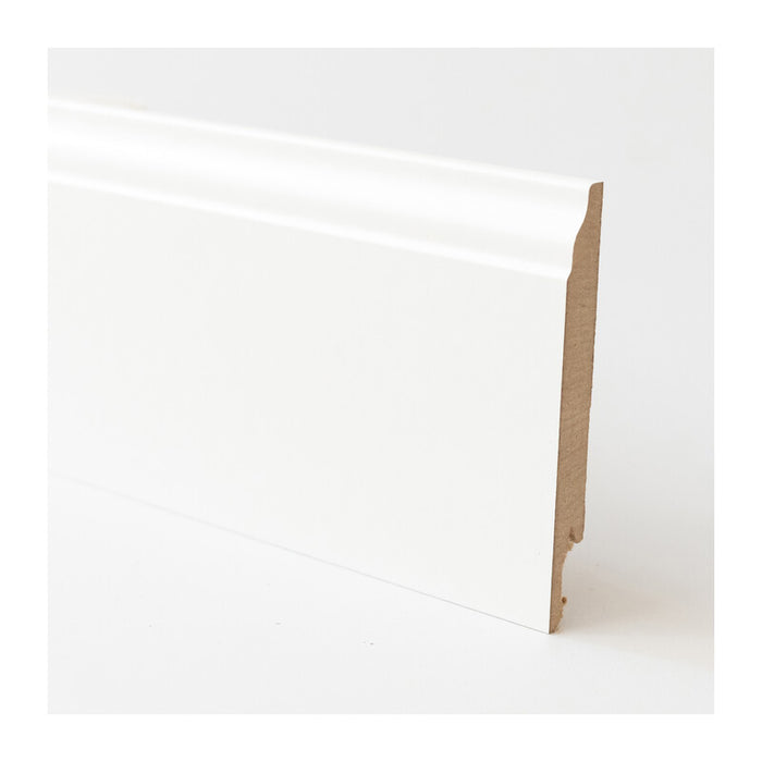 BATTISCOPA 120X14 MM MDF 240 CM BIANCO BAROCCO- 5,0 pz