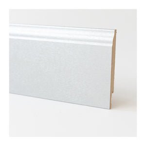 BATTISCOPA 120X14 MDF BAROCCO 240 CM ALLUMINIO- 5,0 pz