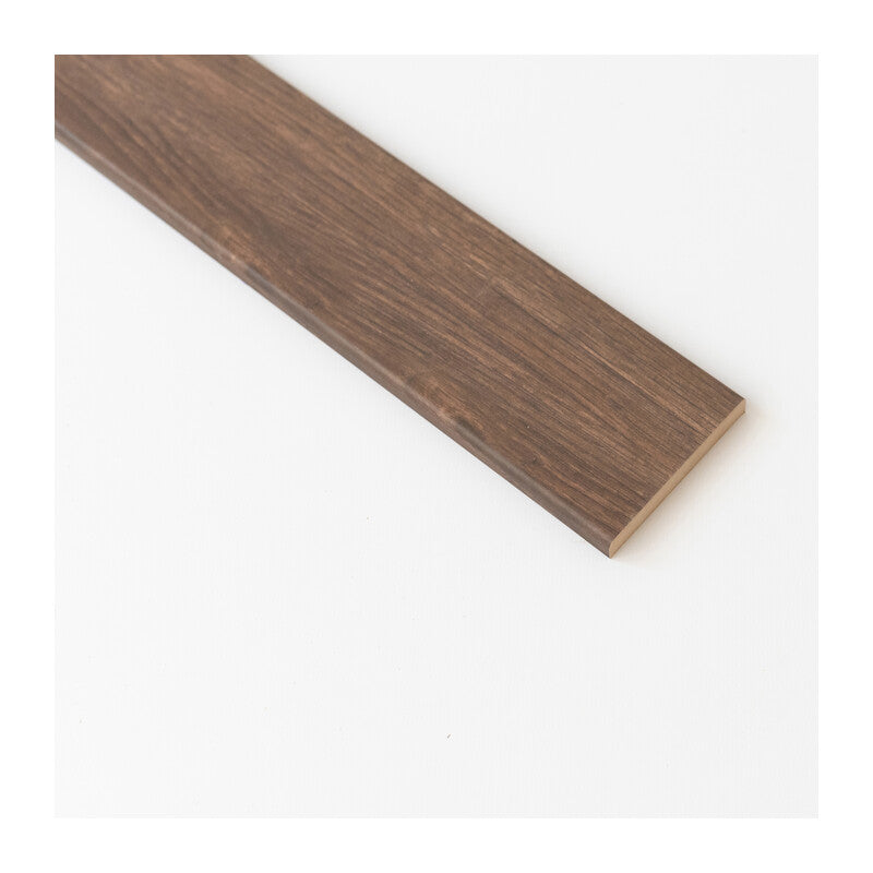 COPRIFILO 70X10 MM MDF 240 CM NOCE SCURO R6- 10,0 pz
