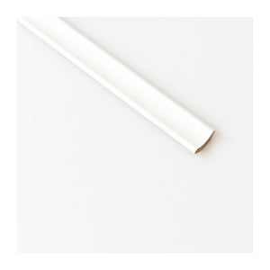 SGUSCIO 22X22 MM LISCIO MDF 240 CM BIANCO- 10,0 pz