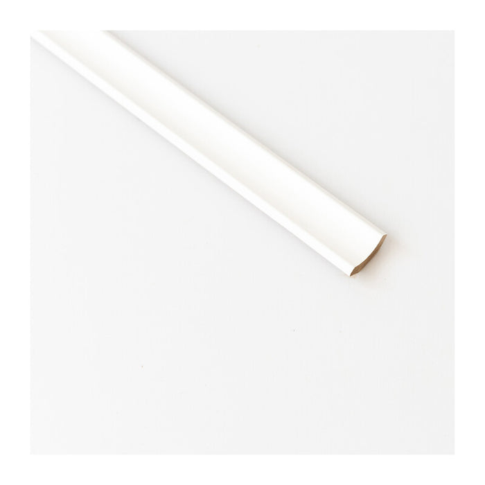 SGUSCIO 22X22 MM LISCIO MDF 240 CM BIANCO- 10,0 pz