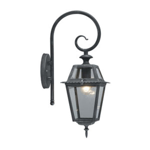 LANTERNA MILANO 60W C/BRACCIO GRIGIO GHISA- I GIARDINI DEL RE- 1,0 pz