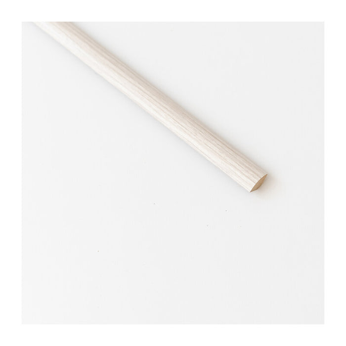 QUARTO DI TONDO 14X14 MM MDF 240 CM ROVERE SBIANCATO- 5,0 pz