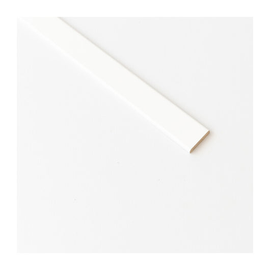 PIATTINA 30X6 MM MDF 240 CM BIANCO- 20,0 pz