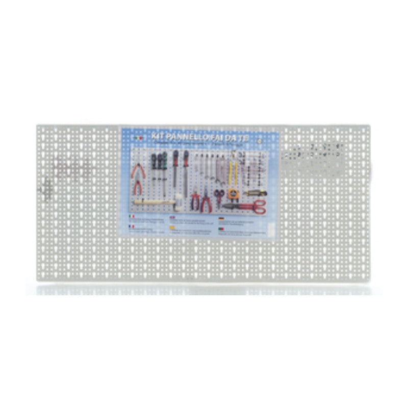 PANNELLO FORATO CON KIT 40 GANCI  PROFI MP3- 5,0 pz