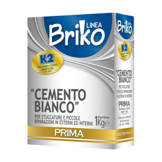 LINEA BRIKO CEMENTO BIANCO DA  1 KG- 12,0 pz