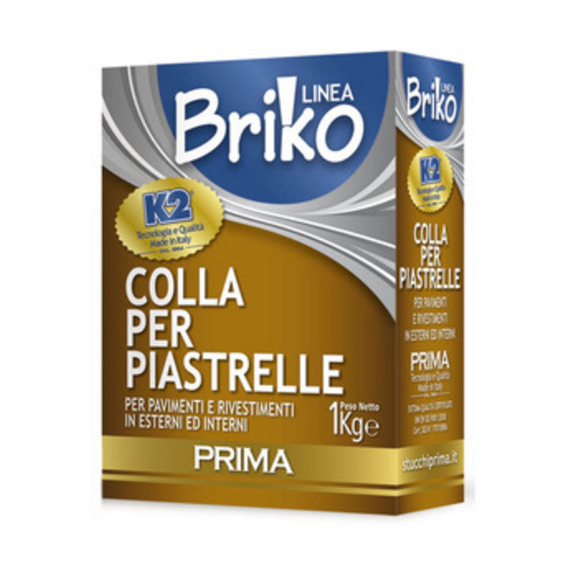 LINEA BRIKO COLLA PIASTRELLE EXTRA DA  1 KG- 12,0 pz