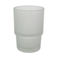 BICCHIERE RICAMBIO PORTASPAZZ. SATINATO TONDO- RUBINETTERIE ASSOCIATE- 1,0 pz