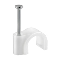 FISSACAVI PVC C/CHIODO 10 MM CONF. 50 PZ- ELECTRALINE 3PMARK- 6,0 confezione