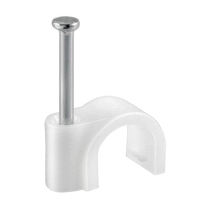 FISSACAVI PVC C/CHIODO 10 MM CONF. 50 PZ- ELECTRALINE 3PMARK- 6,0 confezione