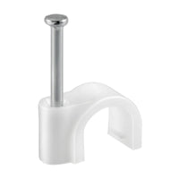 FISSACAVI PVC C/CHIODO 12 MM CONF. 36 PZ- ELECTRALINE 3PMARK- 6,0 confezione