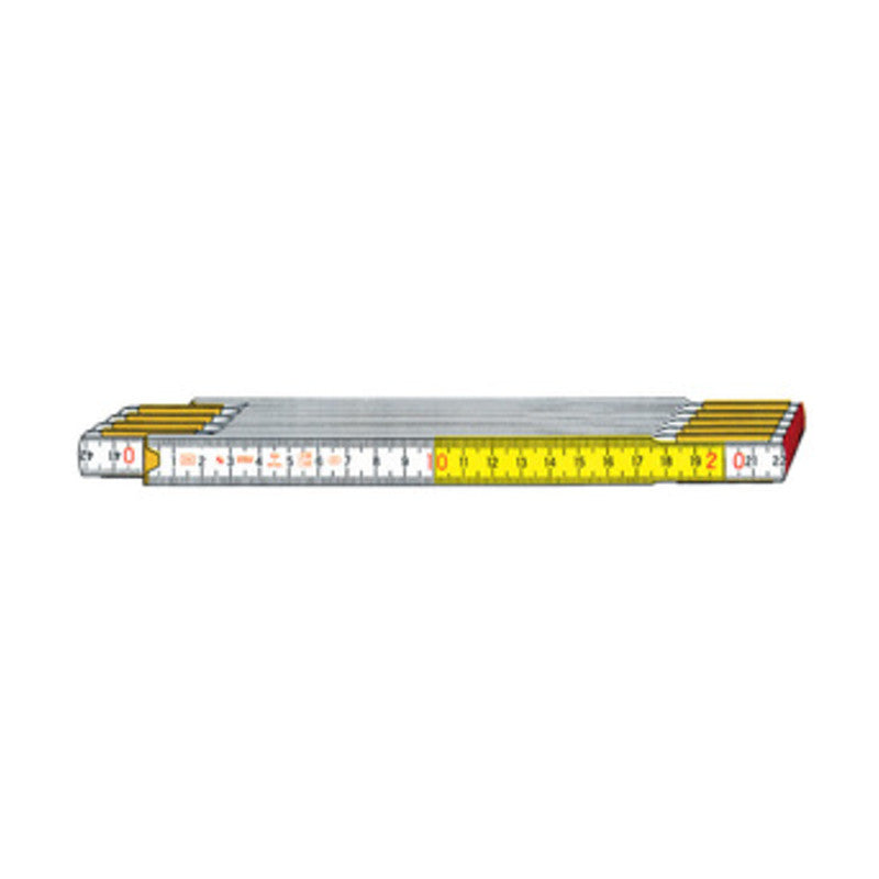 DOPPIO METRO STABILA 717 10 ASTE LEGNO BIAN GIALL- STABILA- 10,0 pz