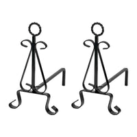 COPPIA ALARI CON ANELLO 1085- 1,0 coppie