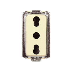 TONDO ECL 2545 PRESA BIPASSO 10/16A- ELETTROCANALI- 20,0 pz