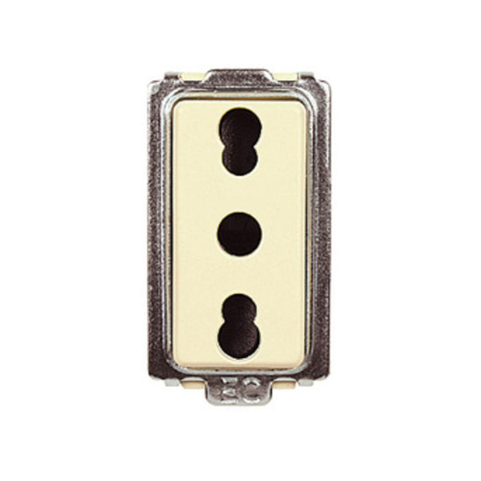 TONDO ECL 2545 PRESA BIPASSO 10/16A- ELETTROCANALI- 20,0 pz