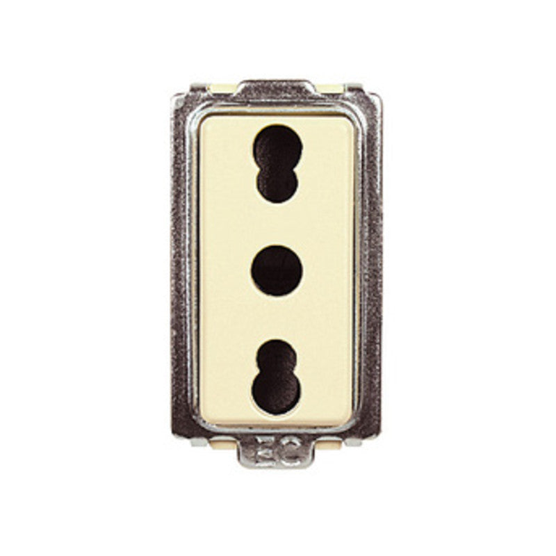 TONDO ECL 2545 PRESA BIPASSO 10/16A- ELETTROCANALI- 20,0 pz