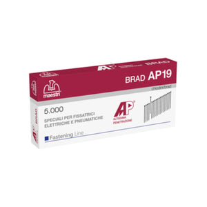 MAESTRI CHIODINI AP19 P/FISSATRICE LKT 120 5000 PZ- MAESTRI- 1,0 pz