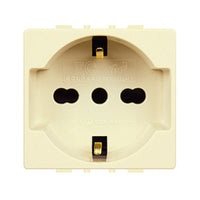 TONDO ECL 2550 PRESA SCHUKO BIPASSO 10/16A- ELETTROCANALI- 10,0 pz