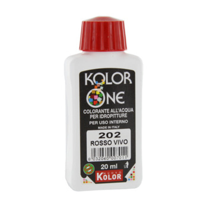 COLORANTE KOLOR ONE 20 ML ROSSO VIVO 202- 12,0 pz