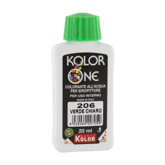 COLORANTE KOLOR ONE 20 ML VERDE CHIARO 206- 12,0 pz