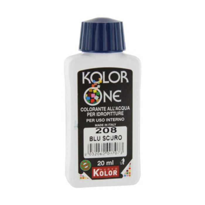 COLORANTE KOLOR ONE 20 ML BLU SCURO 208- 12,0 pz