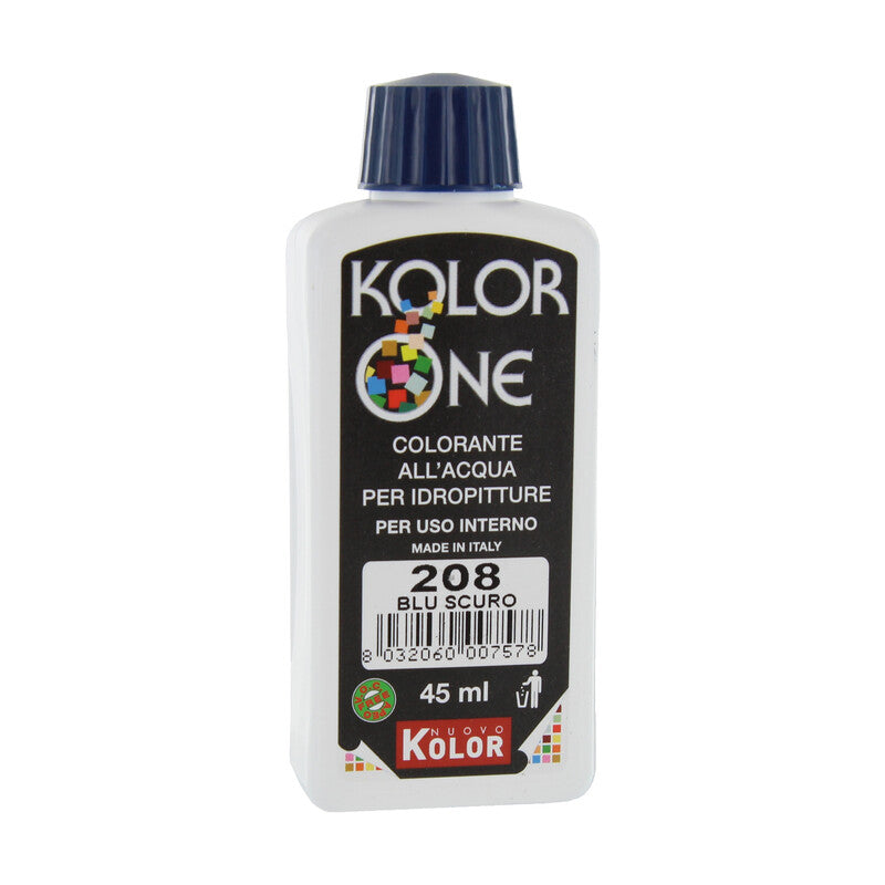 COLORANTE KOLOR ONE 45 ML BLU SCURO 208- 12,0 pz