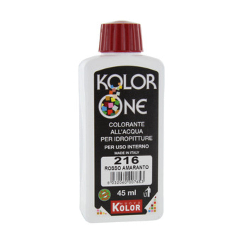 COLORANTE KOLOR ONE 45 ML ROSSO AMARAN 216- 12,0 pz
