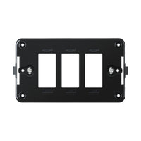 TONDO ECL 99 TP SUPPORTO 3 MODULI UNIVERSALE- ELETTROCANALI- 30,0 pz