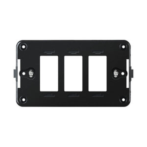 TONDO ECL 99 TP SUPPORTO 3 MODULI UNIVERSALE- ELETTROCANALI- 30,0 pz