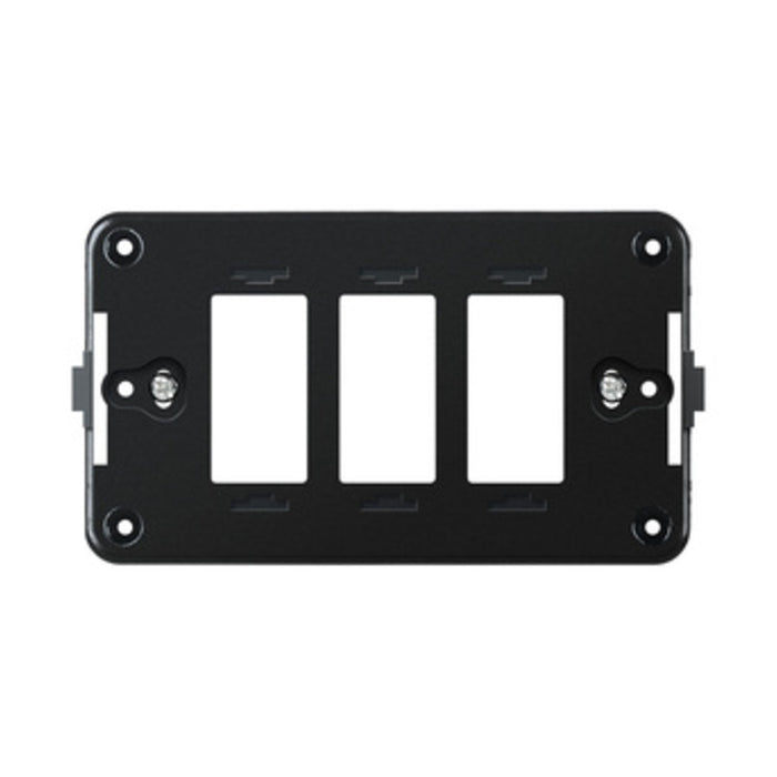 TONDO ECL 99 TP SUPPORTO 3 MODULI UNIVERSALE- ELETTROCANALI- 30,0 pz