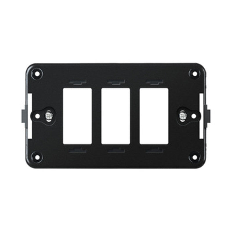 TONDO ECL 99 TP SUPPORTO 3 MODULI UNIVERSALE- ELETTROCANALI- 30,0 pz