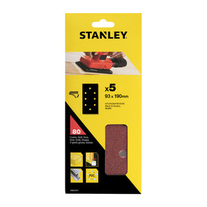 PIRANHA STANLEY STA31517 (X31517) 5 FOGLI VEL. B+D 93X190 GR.80- STANLEY- 1,0 confezione