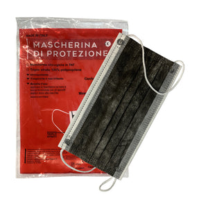 MASCHERINA CHIRURGICA COL.NERO PZ 10- 30,0 confezione