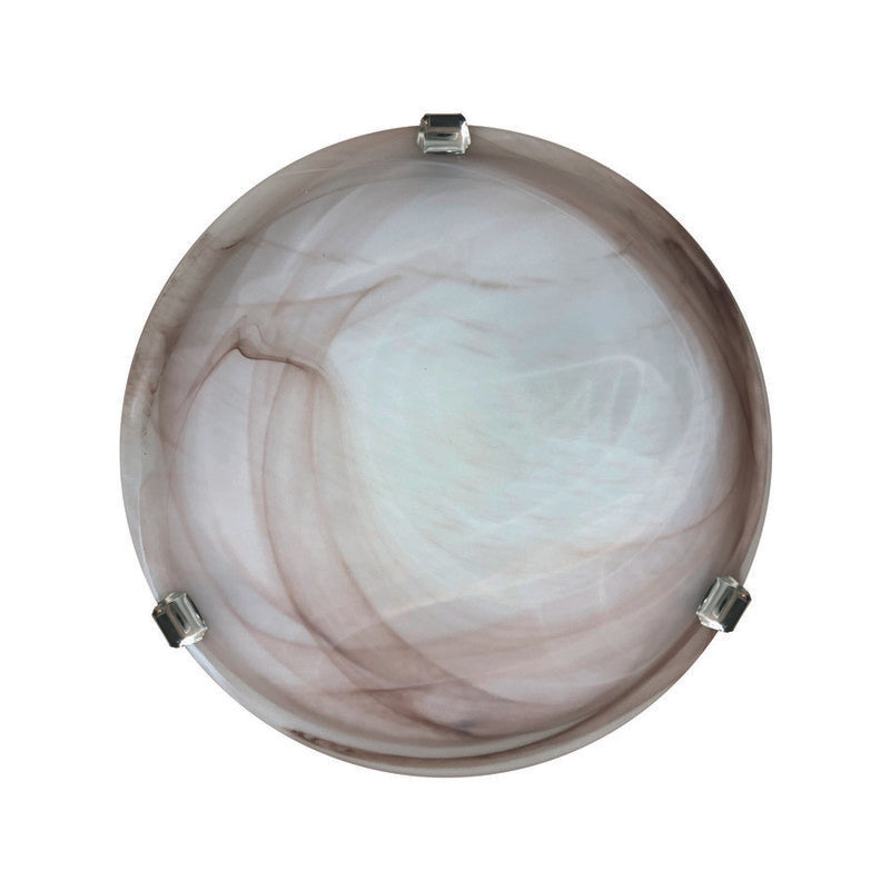 PLAFONIERA DUNA ALABASTRO TABACCO D 40 CM- 5,0 pz