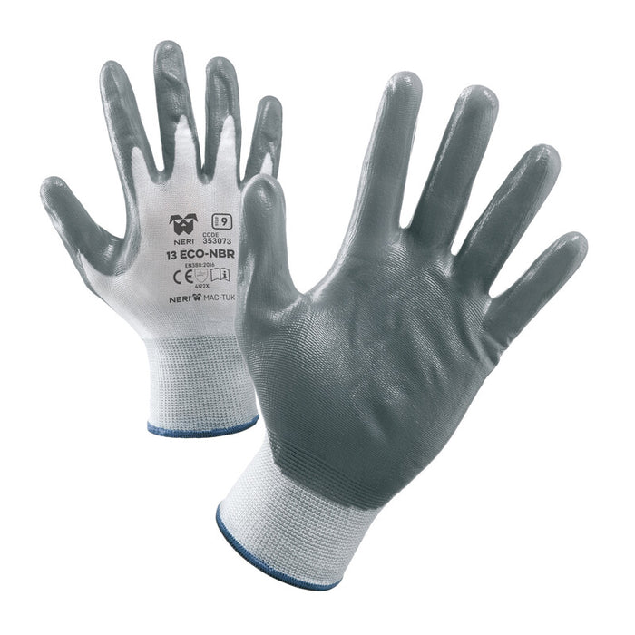 GUANTI NYLON/NITRILE NBR 13ECO TG. 9- 12,0 paia
