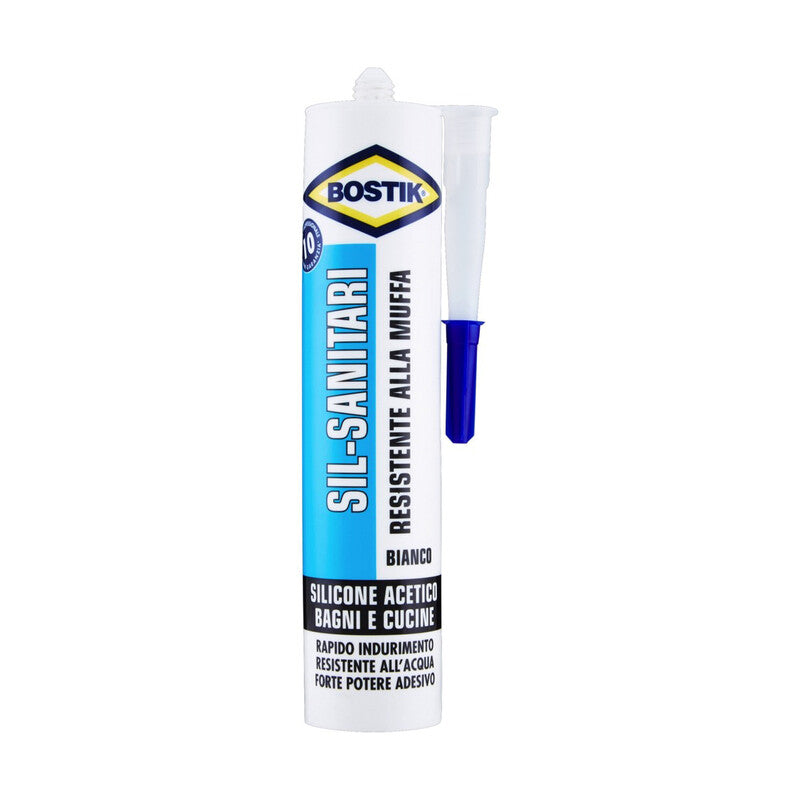 BOSTIK SIL-SANITARI RESISTENTE MUFFA 280 ML BIANCO- 24,0 pz